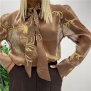 camicia lavorata trasparente flake